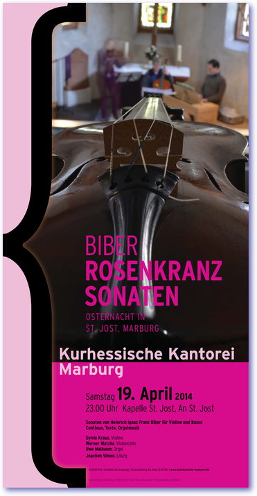 Plakat Biber-Rosenkranz-Sonaten
