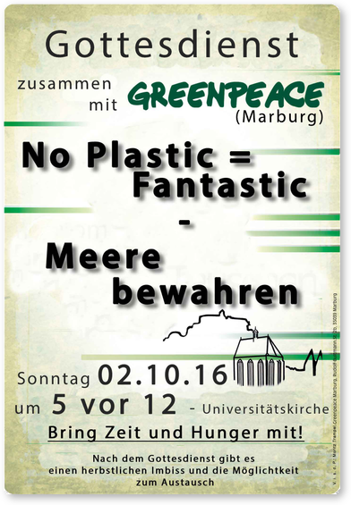 Plakat Greenpeace