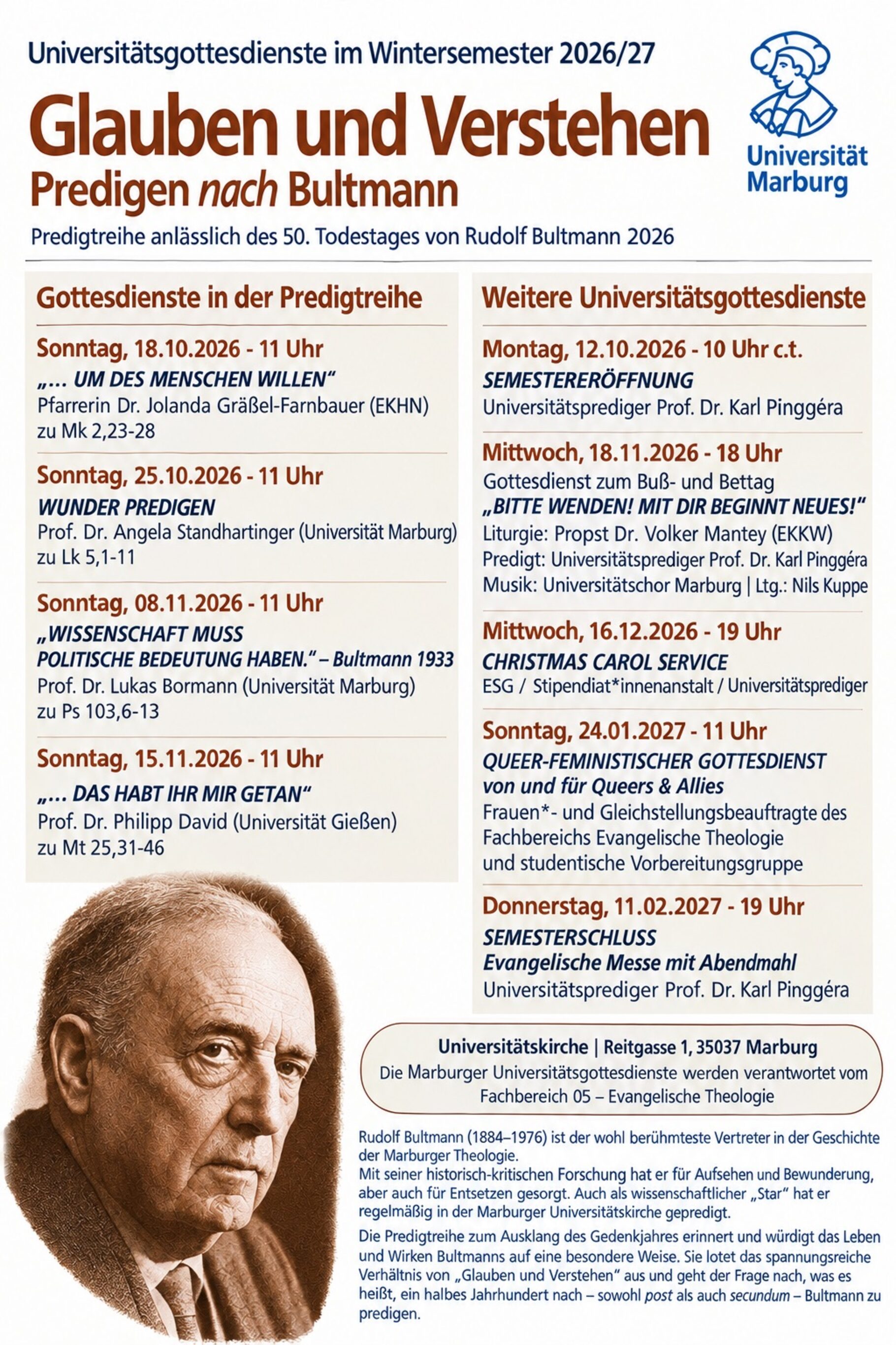 Glauben und Verstehen. Predigen nach Bultmann